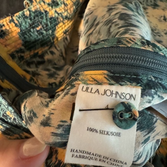 NWOT Ulla Johnson Margot Pansy Pleated Shorts - Picture 9 of 9